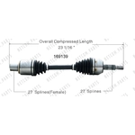 Order New CV Shaft by WORLDPARTS - 169139 For Your Vehicle