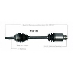 Order New CV Shaft by WORLDPARTS - 169147 For Your Vehicle