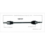 Order New CV Shaft by WORLDPARTS - 169157 For Your Vehicle