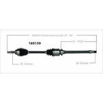 Order New CV Shaft by WORLDPARTS - 169159 For Your Vehicle