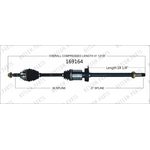 Order New CV Shaft by WORLDPARTS - 169164 For Your Vehicle