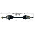 Order New CV Shaft by WORLDPARTS - 169166 For Your Vehicle