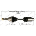 Order Arbre CV neuf par WORLDPARTS - 169167 For Your Vehicle