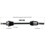 Order New CV Shaft by WORLDPARTS - 169169 For Your Vehicle