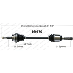 Order New CV Shaft by WORLDPARTS - 169170 For Your Vehicle