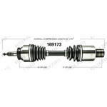 Order New CV Shaft by WORLDPARTS - 169173 For Your Vehicle