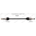 Order Arbre CV neuf par WORLDPARTS - 169183 For Your Vehicle