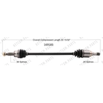 Order Arbre CV neuf by WORLDPARTS - 169183 For Your Vehicle