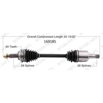 Order New CV Shaft by WORLDPARTS - 169185 For Your Vehicle