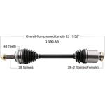 Order New CV Shaft by WORLDPARTS - 169186 For Your Vehicle