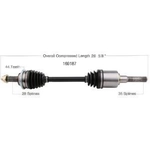 Order Arbre CV neuf par WORLDPARTS - 169187 For Your Vehicle