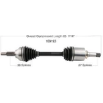 Order New CV Shaft by WORLDPARTS - 169193 For Your Vehicle