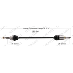 Order New CV Shaft by WORLDPARTS - 169194 For Your Vehicle