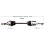 Order Arbre CV neuf par WORLDPARTS - 169202 For Your Vehicle