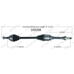 Order New CV Shaft by WORLDPARTS - 169208 For Your Vehicle