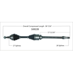 Order Arbre CV neuf par WORLDPARTS - 169228 For Your Vehicle