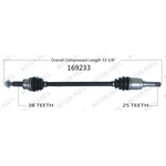Order Arbre CV neuf par WORLDPARTS - 169233 For Your Vehicle