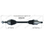 Order New CV Shaft by WORLDPARTS - 169234 For Your Vehicle