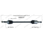 Order Arbre CV neuf par WORLDPARTS - 169237 For Your Vehicle