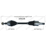 Order New CV Shaft by WORLDPARTS - 169238 For Your Vehicle