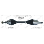 Order Arbre CV neuf par WORLDPARTS - 169239 For Your Vehicle
