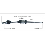 Order Arbre CV neuf de WORLDPARTS - 169246 For Your Vehicle