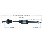 Order Arbre CV neuf par WORLDPARTS - 169248 For Your Vehicle