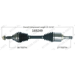 Order New CV Shaft by WORLDPARTS - 169249 For Your Vehicle