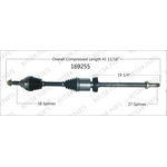 Order New CV Shaft by WORLDPARTS - 169255 For Your Vehicle