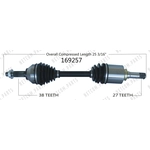 Order Arbre CV neuf par WORLDPARTS - 169257 For Your Vehicle