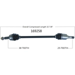 Order Arbre CV neuf par WORLDPARTS - 169258 For Your Vehicle