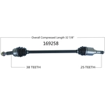 Order Arbre CV neuf de WORLDPARTS - 169258 For Your Vehicle