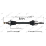 Order New CV Shaft by WORLDPARTS - 169276 For Your Vehicle