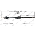 Order New CV Shaft by WORLDPARTS - 169288 For Your Vehicle