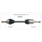 Order New CV Shaft by WORLDPARTS - 169302 For Your Vehicle