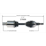 Order New CV Shaft by WORLDPARTS - 179006 For Your Vehicle