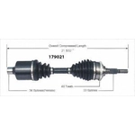 Order New CV Shaft by WORLDPARTS - 179021 For Your Vehicle