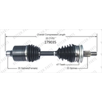 Order New CV Shaft by WORLDPARTS - 179035 For Your Vehicle