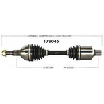 Order New CV Shaft by WORLDPARTS - 179045 For Your Vehicle