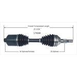 Order New CV Shaft by WORLDPARTS - 179048 For Your Vehicle