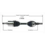 Order New CV Shaft by WORLDPARTS - 179086 For Your Vehicle