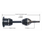 Order Arbre CV neuf par WORLDPARTS - 179087 For Your Vehicle