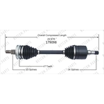 Order New CV Shaft by WORLDPARTS - 179098 For Your Vehicle