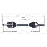 Order New CV Shaft by WORLDPARTS - 179103 For Your Vehicle