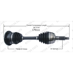 Order New CV Shaft by WORLDPARTS - 179111 For Your Vehicle