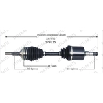 Order Arbre CV neuf par WORLDPARTS - 179115 For Your Vehicle