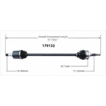 Order New CV Shaft by WORLDPARTS - 179132 For Your Vehicle