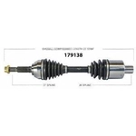 Order Arbre CV neuf par WORLDPARTS - 179138 For Your Vehicle