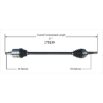 Order New CV Shaft by WORLDPARTS - 179139 For Your Vehicle