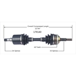 Order New CV Shaft by WORLDPARTS - 179140 For Your Vehicle
